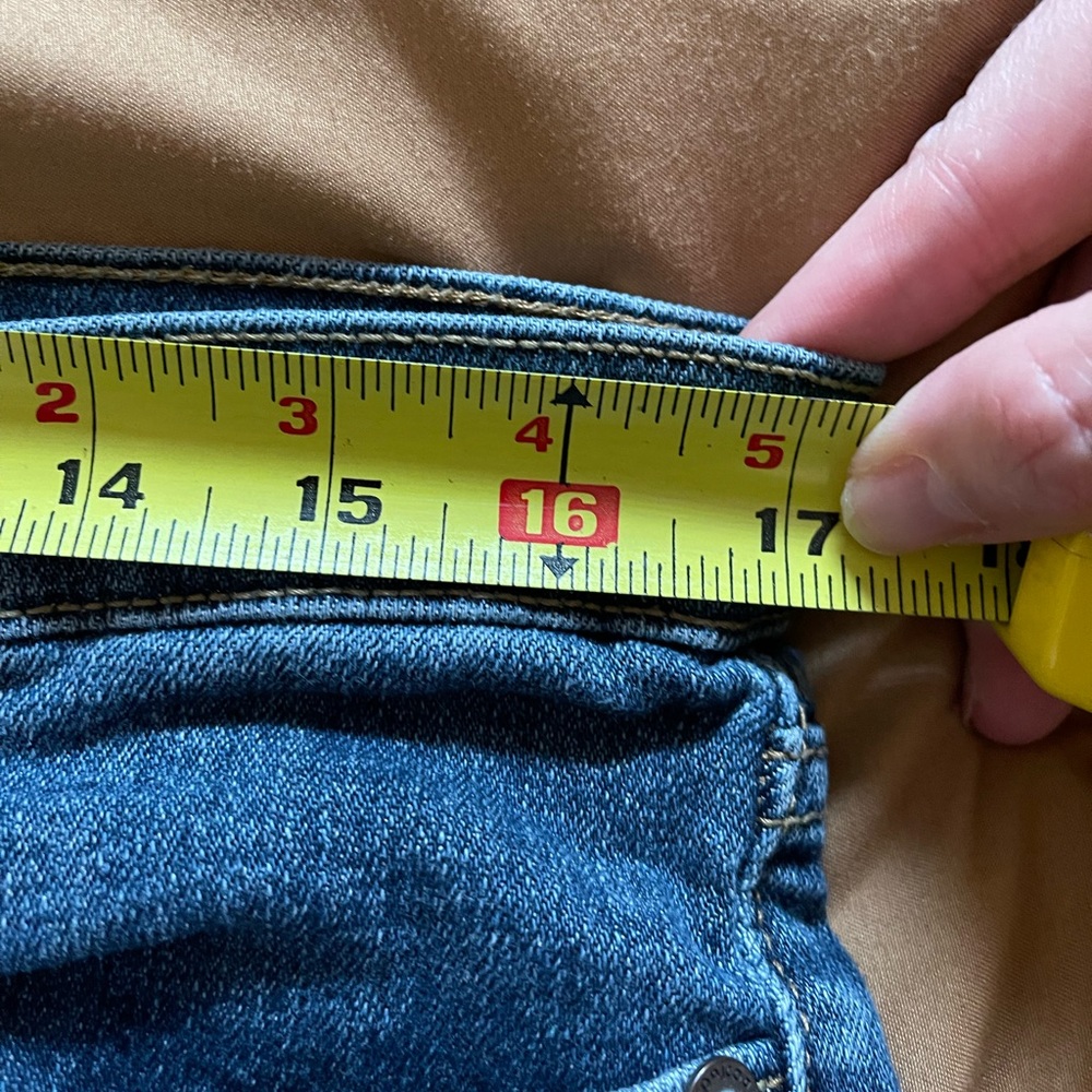 JCP Skinny Ankle High-Stretch Denim Jeans Sz 31/12 - Picture 5 of 8